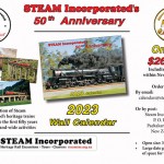 Steam Inc 2023 train calendar
