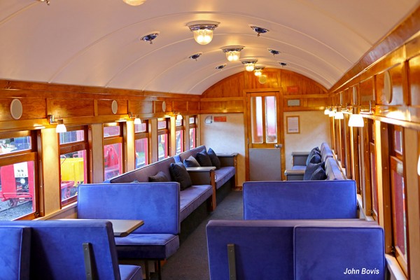 Lounge car interior