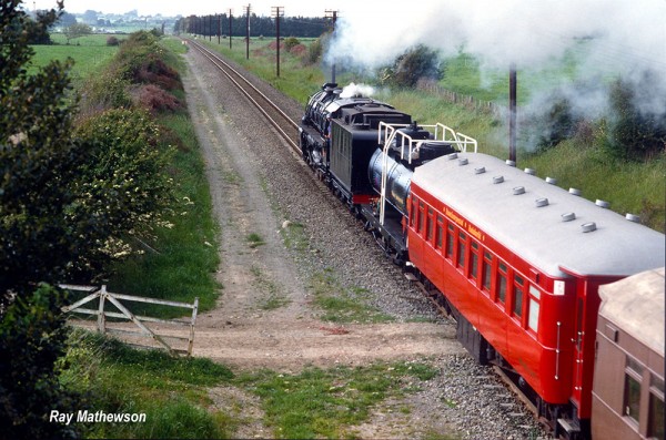 AA1769 on steam excursion train