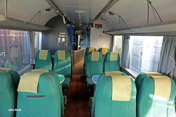 Servery carriage interior