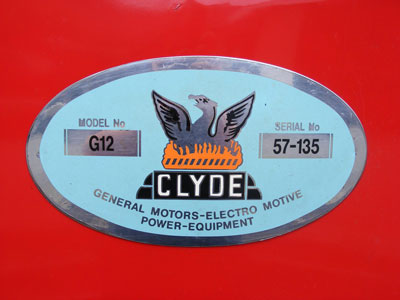 Clyde builders plate Da1431