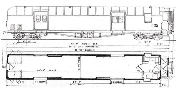 56' van drawing