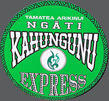 Ngati Kahungunu Express train headboard
